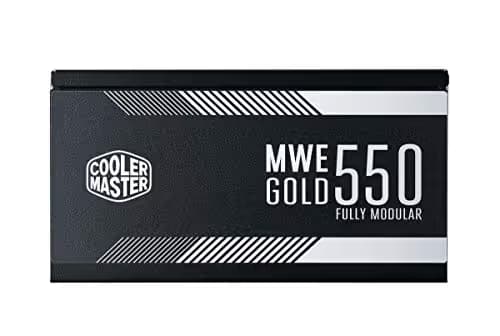 Cooler Master MWE Gold Black 550W Fully Modular 80+ Gold image