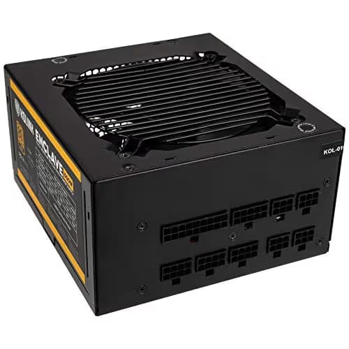 KOLINK ENCLAVE Black / Yellow 500W Fully Modular 80+ Gold Certified image