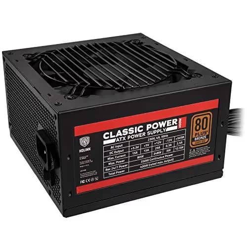 KOLINK Classic Black/Red 400W Non-Modular 80+ Bronze Certified main image