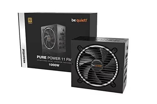 be quiet! Pure Black 1000W Fully Modular 80+ Gold image