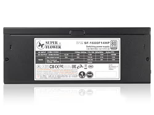 Super Flower Leadex Platinum 1600W Fully Modular 80+ Platinum Certified image