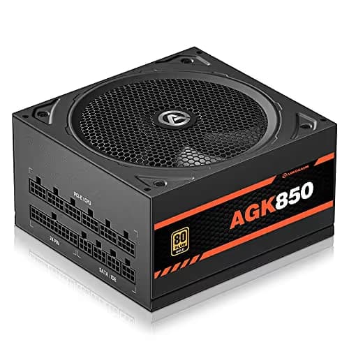 ARESGAME AGK Black / Red ATX 850W Fully Modular 80+ Gold image