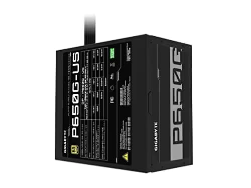 Gigabyte P650G (US) Black 650W Non-Modular 80+ Gold Certified image