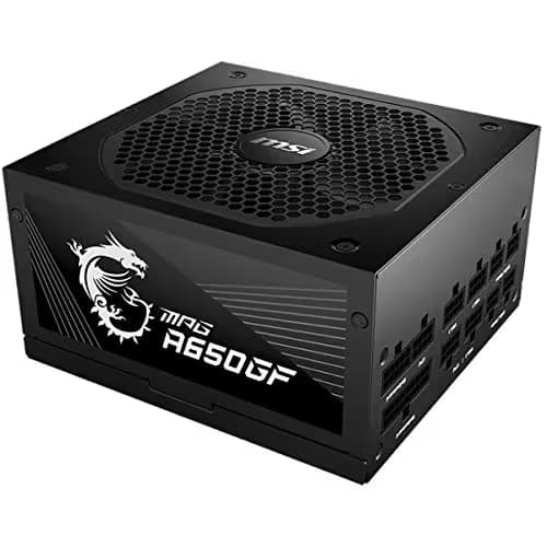 MSI MPG A650GF Black 650W Fully Modular 80+ Gold image