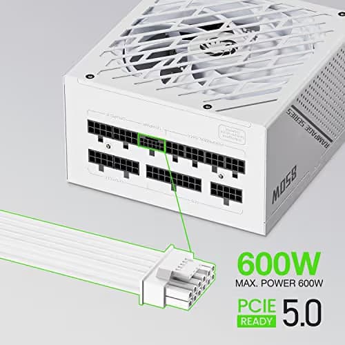 GameMax GX Pro Rampage White 850W Fully Modular 80+ Gold image