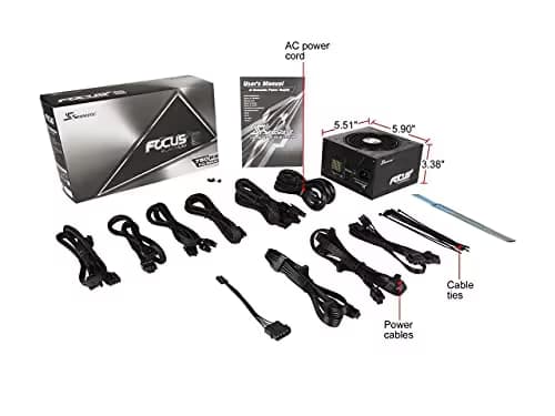SeaSonic FOCUS Plus Platinum 750W Fully Modular 80+ Platinum image