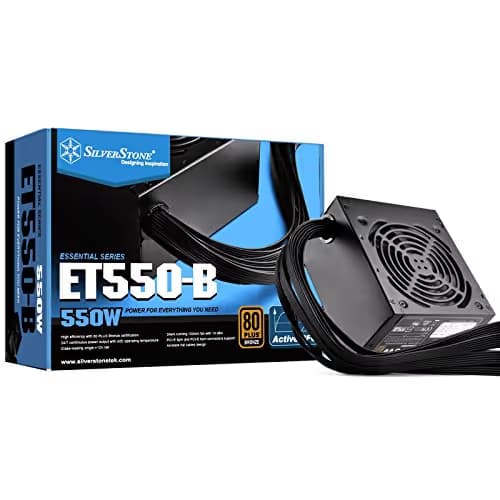 Silverstone Essential Black ATX 550W Non-Modular 80+ Bronze Certified image