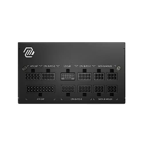MSI MAG A750GL PCIE5 Black 750W Fully Modular 80+ Gold Certified image