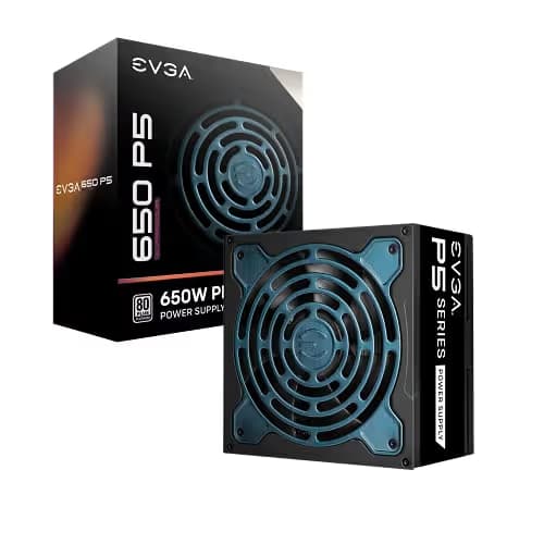 EVGA SuperNOVA 650 P5 Black / Teal 650W Fully Modular 80+ Platinum Certified image