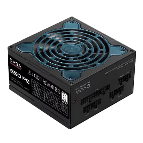 EVGA SuperNOVA 650 P5 Black / Teal 650W Fully Modular 80+ Platinum Certified image