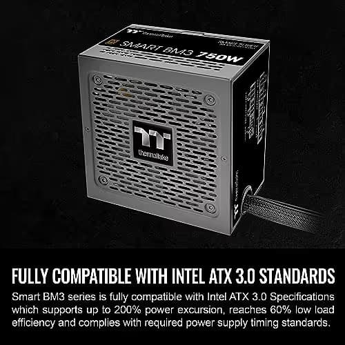 Thermaltake Smart BM3 Black ATX 750W Semi-Modular 80+ Bronze Certified image