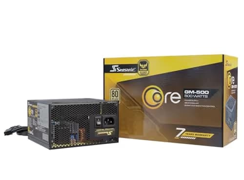 SeaSonic CORE GC-500 500W Non-Modular 80+ Gold Certified ATX image