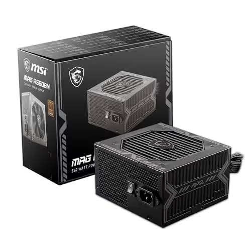 MSI MAG A550BN Black 550W Non-Modular 80+ Bronze Certified image
