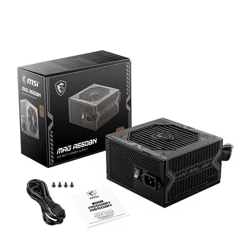 MSI MAG A550BN Black 550W Non-Modular 80+ Bronze Certified image