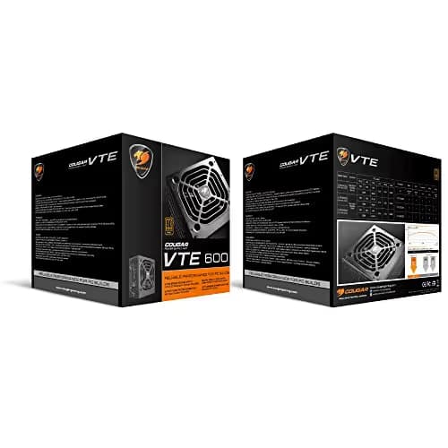 Cougar VTE Black 600W Non-Modular 80+ Bronze Certified image