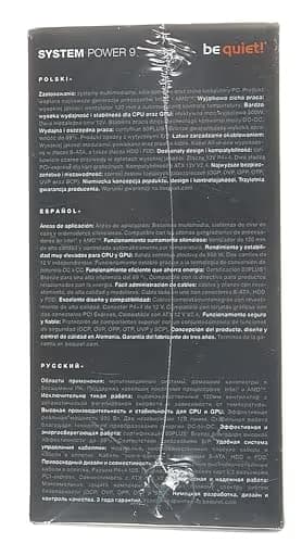 be quiet! System Power 9 500 CM Black 500W Semi-Modular 80+ Bronze Certified image