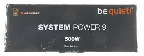 be quiet! System Power 9 500 CM Black 500W Semi-Modular 80+ Bronze Certified image