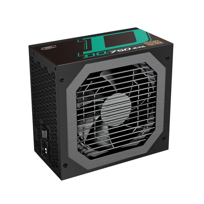 Deepcool DQ750-M-V2L Black / Green 750W Fully Modular 80+ Gold Certified image