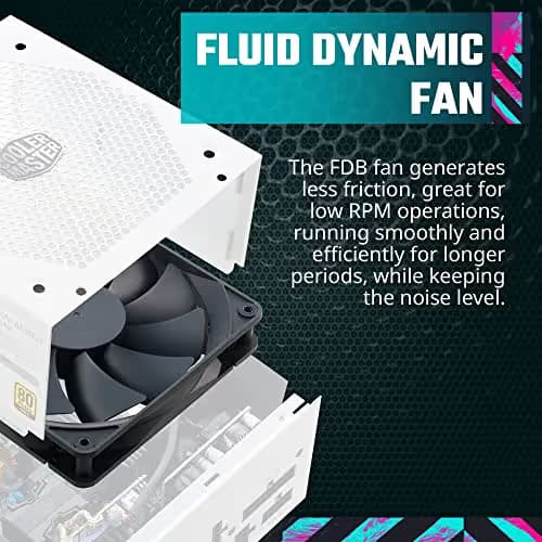 Cooler Master V550 V2 White 550W Fully Modular 80+ Gold image