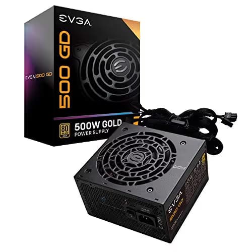 EVGA 500 GD Black 500W Non-Modular 80+ Gold image