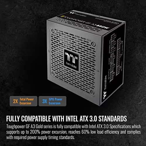 Thermaltake Toughpower GF A3 - TT Premium Edition ATX 850W Fully Modular 80+ Gold Certified image