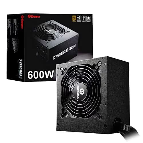 Enermax CYBERBRON Black / Silver ATX Certified 600W Non-Modular 80+ Bronze image