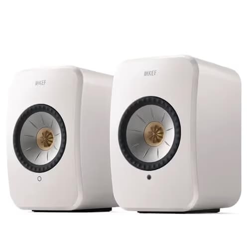 KEF LSXWH White / Black 2.0 Channel 200W Speaker System image