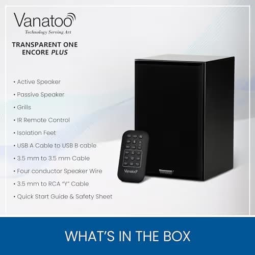 Vanatoo Transparent One Encore 2.0 Channel 240 W Speaker System image