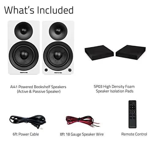 Fluance Ai60 White Walnut 2.0 100 W Speaker System image