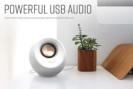 Creative Pebble V3 2.0 USB-C Speakers w/ Bluetooth 5.0 - White image