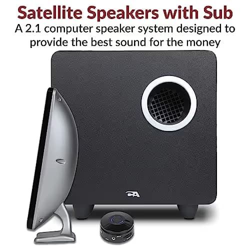 Cyber Acoustics Curve Storm 22 W 2.1 Channel Speakers image