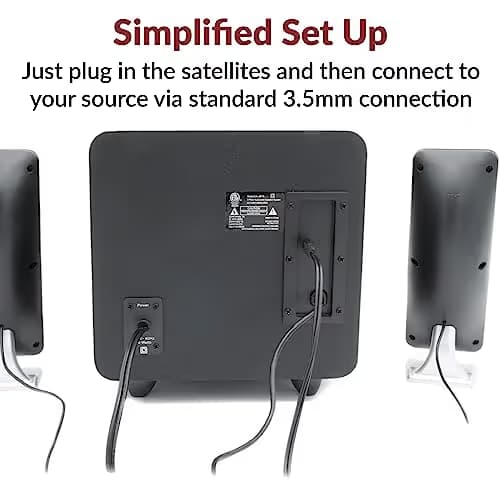 Cyber Acoustics Curve Storm 22 W 2.1 Channel Speakers image