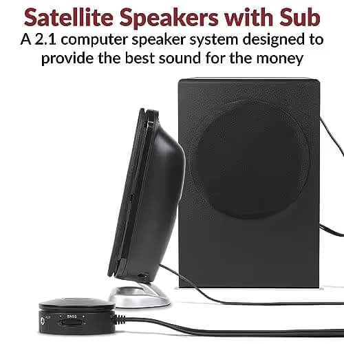 Cyber Acoustics CA-3810 2.1 Channel 40 W Speaker System image