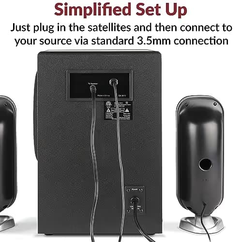 Cyber Acoustics CA-3810 2.1 Channel 40 W Speaker System image