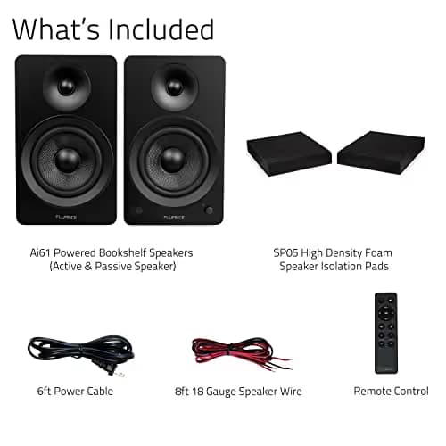 Fluance Ai60 Natural Walnut 2.0 Channel 100 W Speakers image