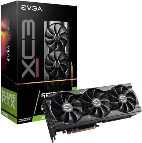 EVGA XC3 ULTRA GAMING GeForce RTX 3080 10GB LHR 10GB GDDR6X Black main image