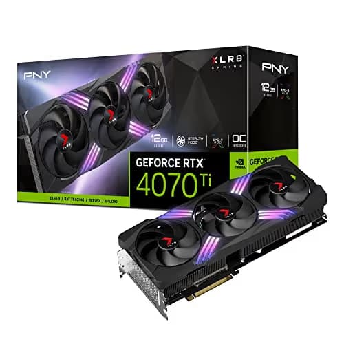 PNY GeForce RTX 4070 Ti 12GB XLR8 Gaming VERTO EPIC-X RGB Overclocked Triple Fan GDDR6X main image