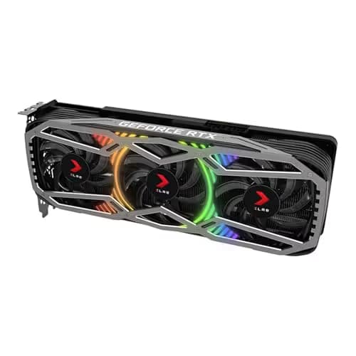 PNY GeForce RTX 3080 10GB LHR XLR8 Gaming REVEL EPIC-X RGB 10GB GDDR6X Silver / Black image