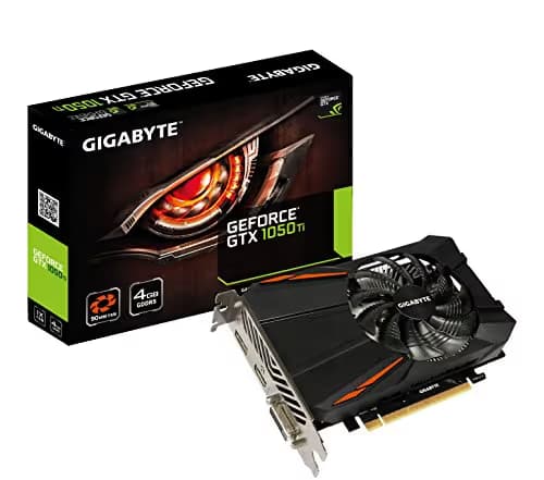 Gigabyte Black / Orange GeForce GTX 1050 Ti 4GB GDDR5 image