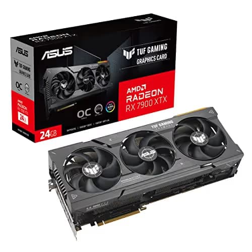 Asus TUF GAMING OC Radeon RX 7900 XTX 24GB GDDR6 Black image