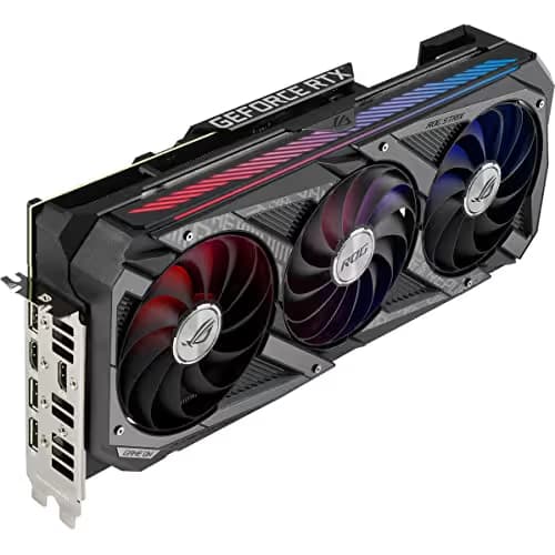 Asus ROG STRIX GAMING OC V2 GeForce RTX 3070 LHR 8GB GDDR6 Black / Silver image