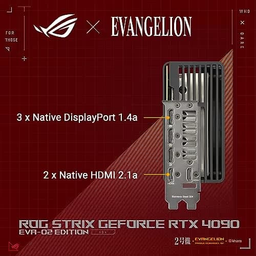 Asus ROG STRIX OC EVA-02 GeForce RTX 4090 24GB GDDR6X Red / Black image