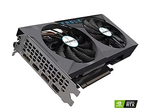 Gigabyte EAGLE OC Rev 2.0 GeForce RTX 3060 12GB GDDR6 Black image
