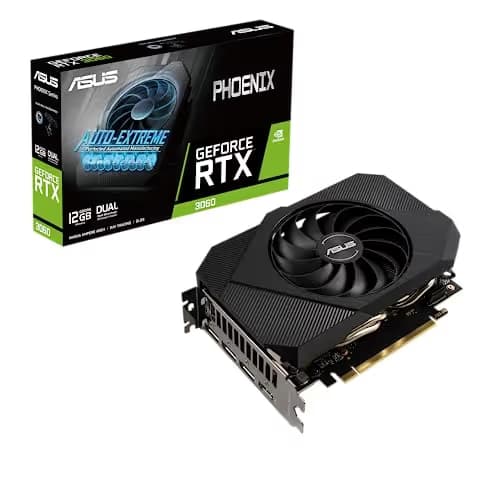 Asus Phoenix V2 GeForce RTX 3060 12GB GDDR6 Black main image