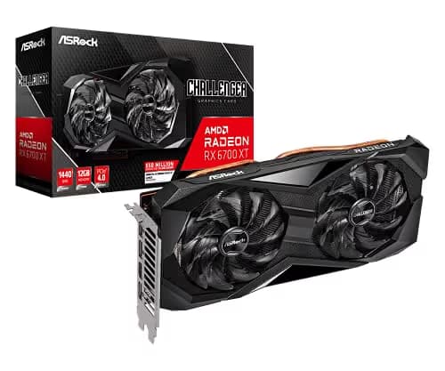 ASRock Radeon RX 6700 XT Challenger D OC 12GB GDDR6 Black main image