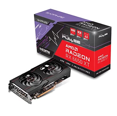 Sapphire PULSE Radeon RX 6650 XT 8GB GDDR6 Red / Black image