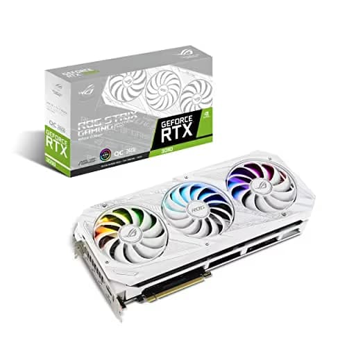 ASUS ROG Strix GeForce RTX 3090 24GB GDDR6X OC White  image