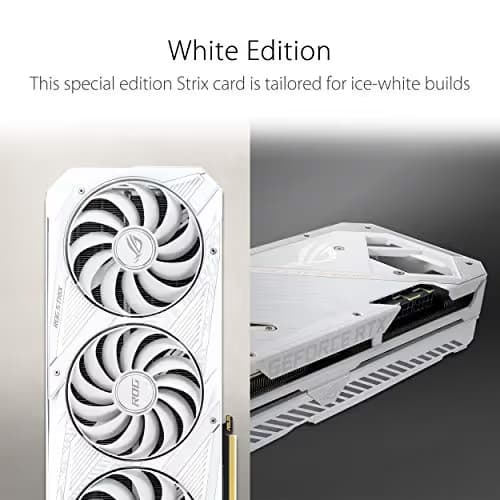 ASUS ROG Strix GeForce RTX 3090 24GB GDDR6X OC White  image