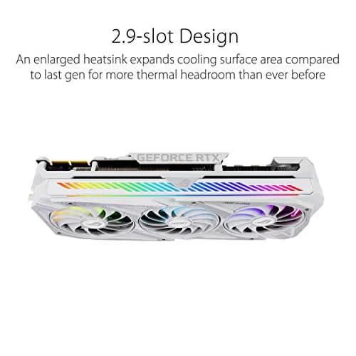 ASUS ROG Strix GeForce RTX 3090 24GB GDDR6X OC White  image