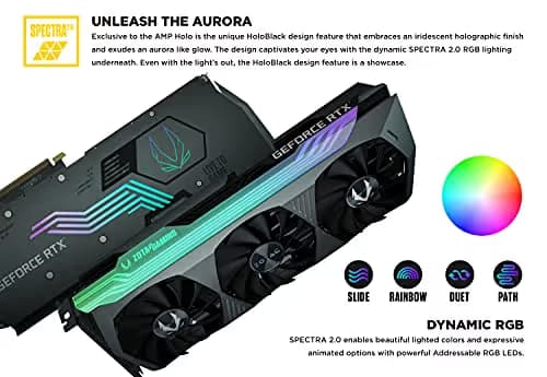 Zotac GAMING AMP Holo GeForce RTX 3080 Ti 12GB GDDR6X Black / Silver image